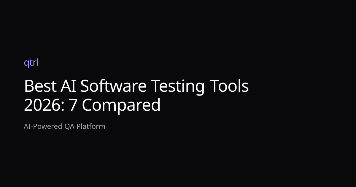 Best AI Software Testing Tools 2026: 7 Compared